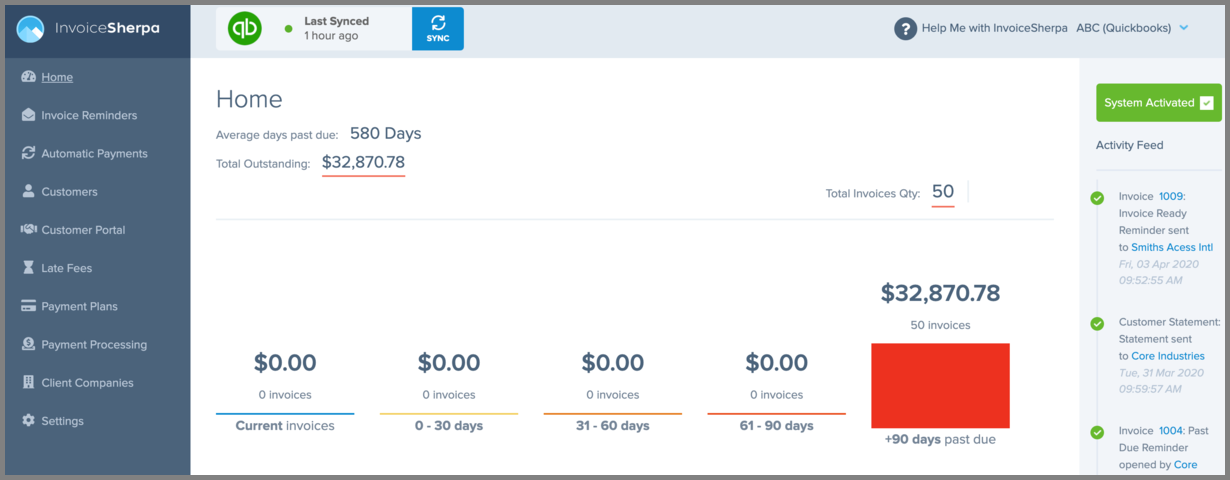 invoice sherpa accounts receivable automation software