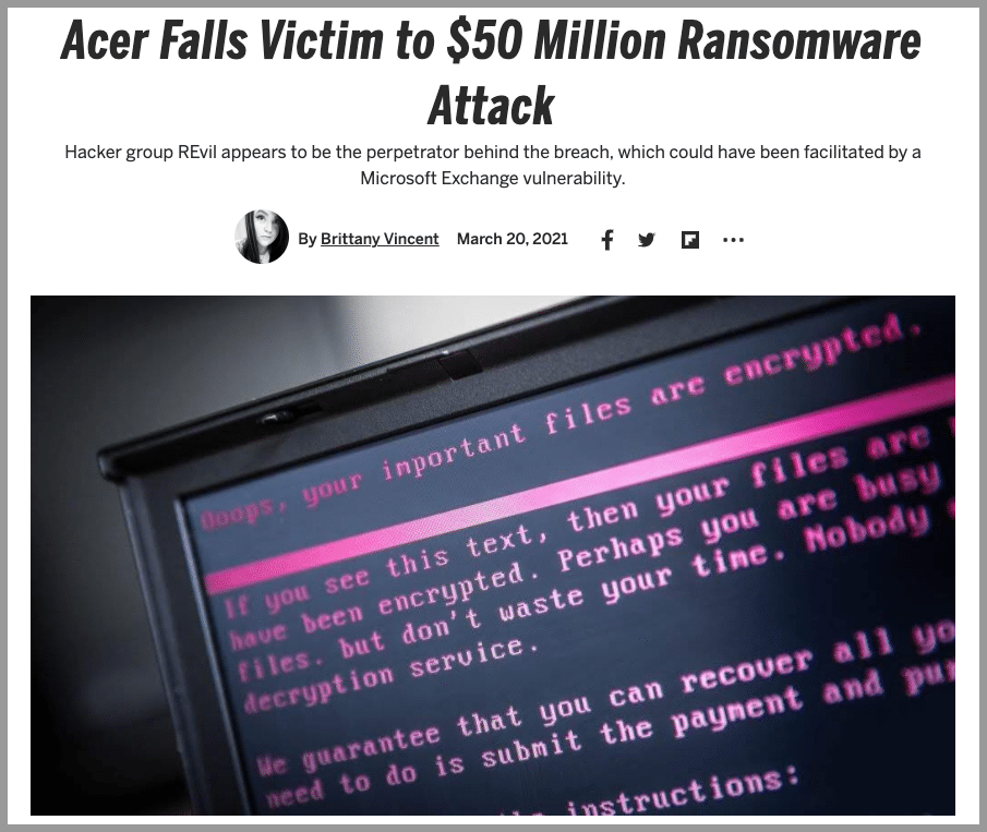 accounting security ransomware