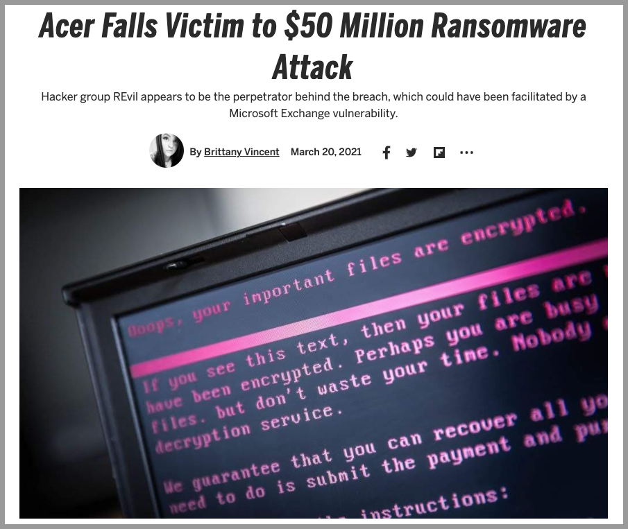 accounting security ransomware