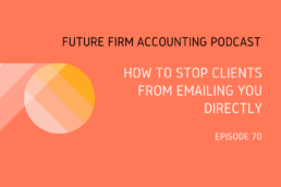 how to stop clients from emailing you directly