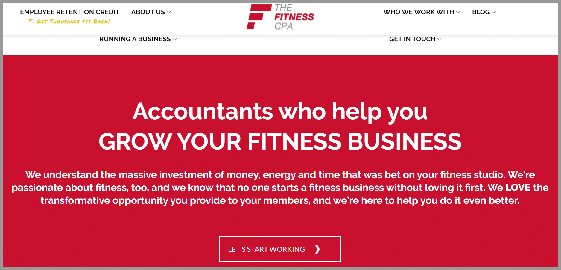 The Fitness CPA Fitness Center Accounting Experts