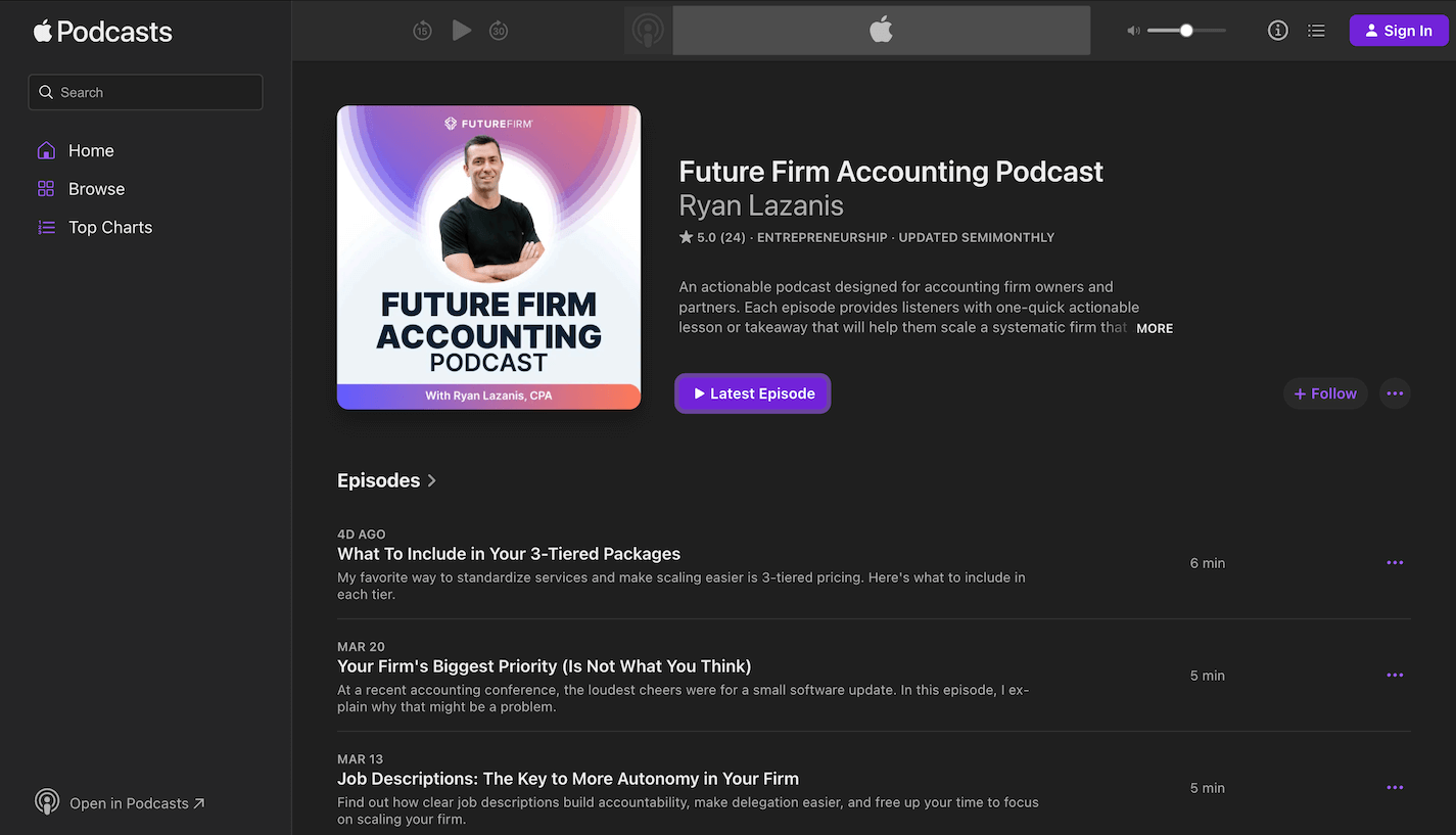Future Firm Accounting Podcast on Apple Podcasts