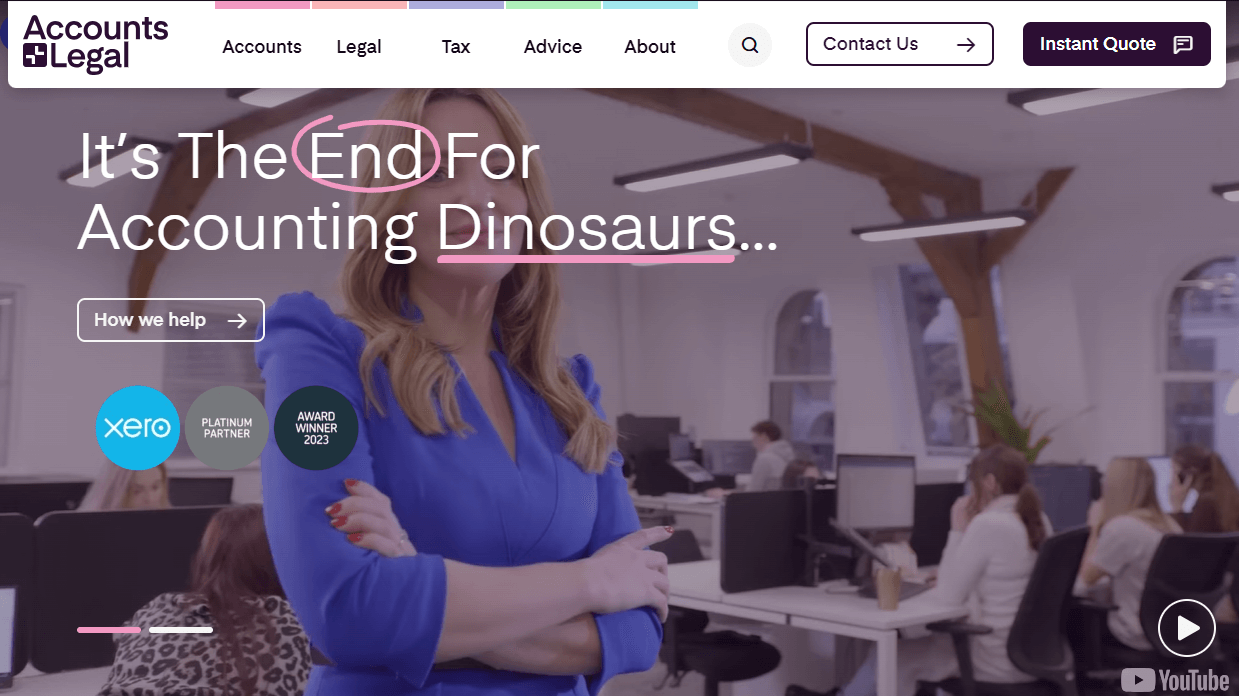 Accounts Legal website