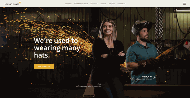 Larson Gross homepage