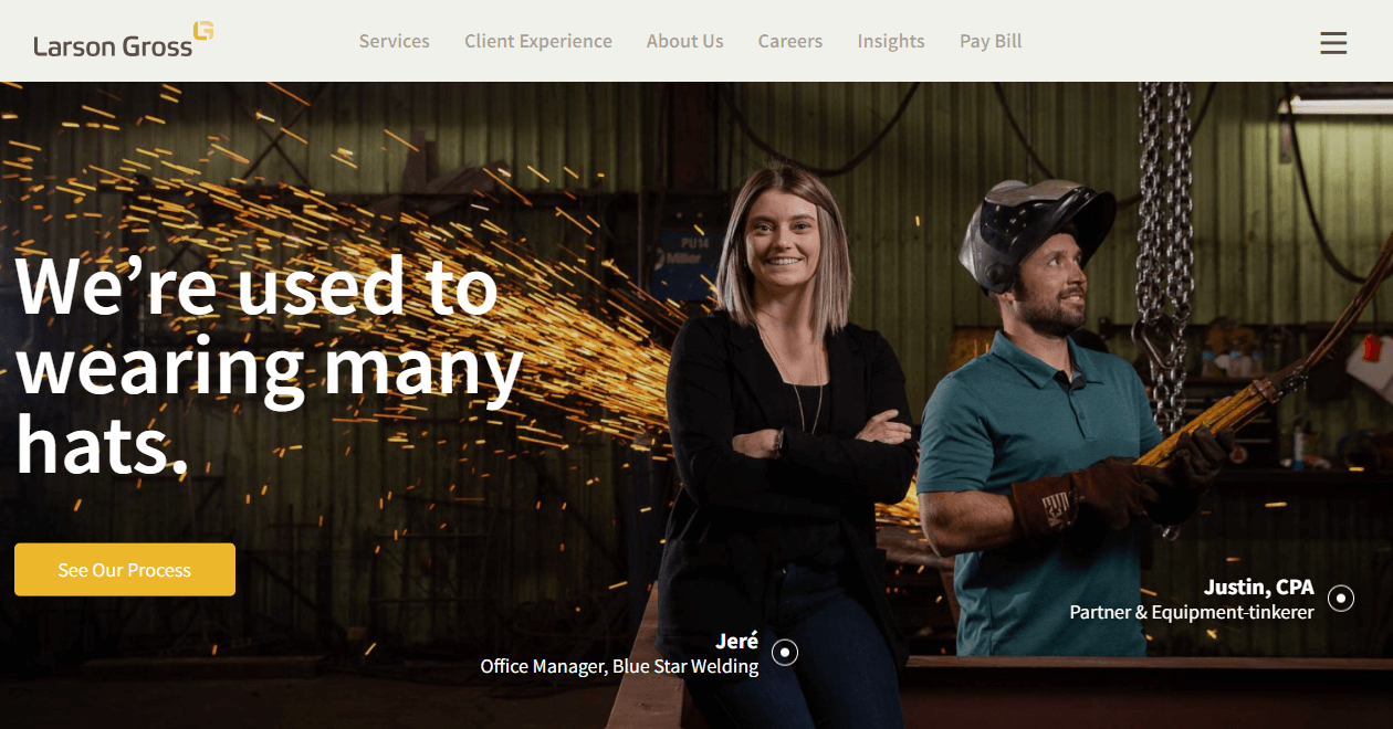 Larson Gross website